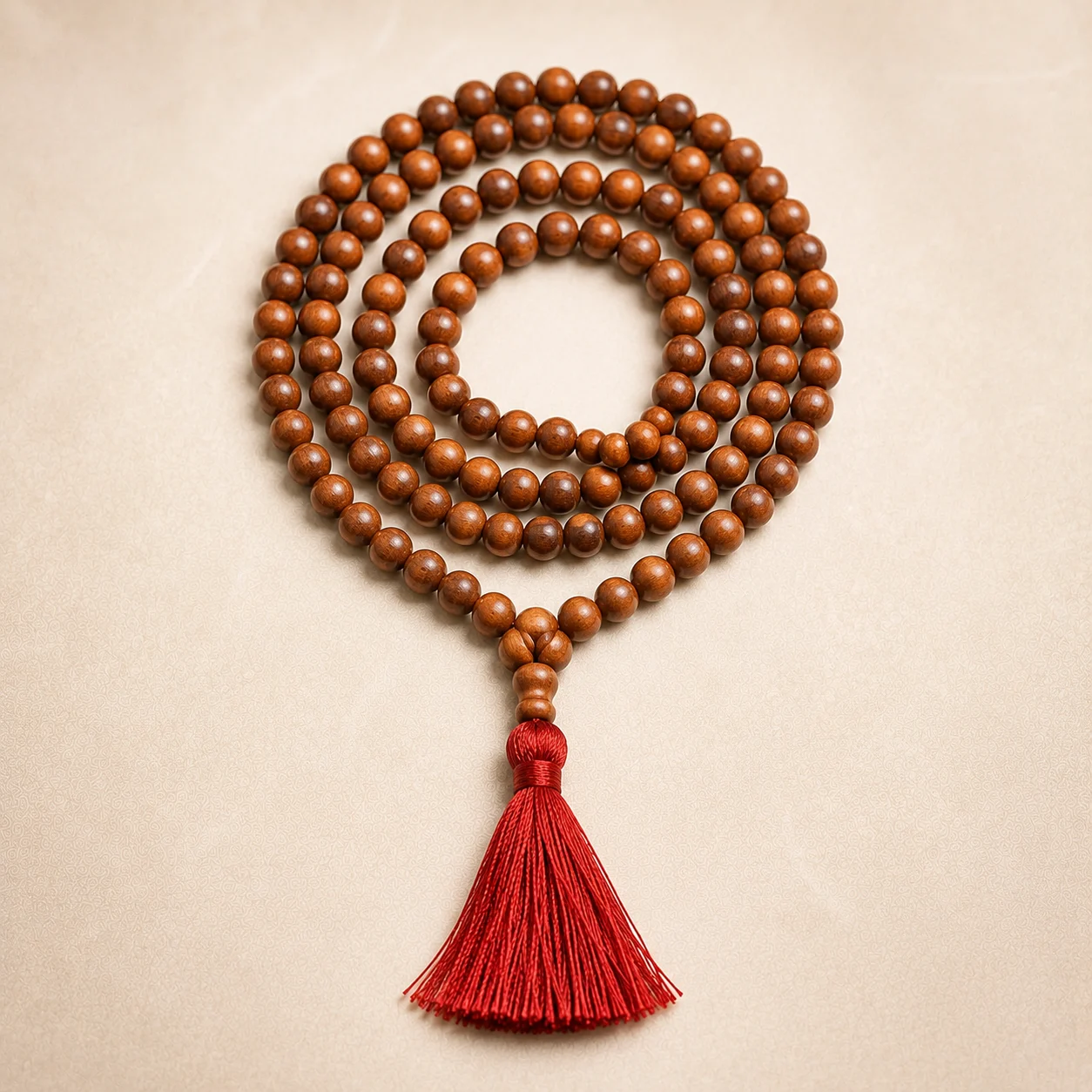 Traditional Sandalwood Prayer Mala